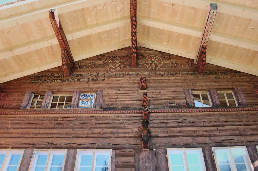 Malerei an S&uuml;dfassade.